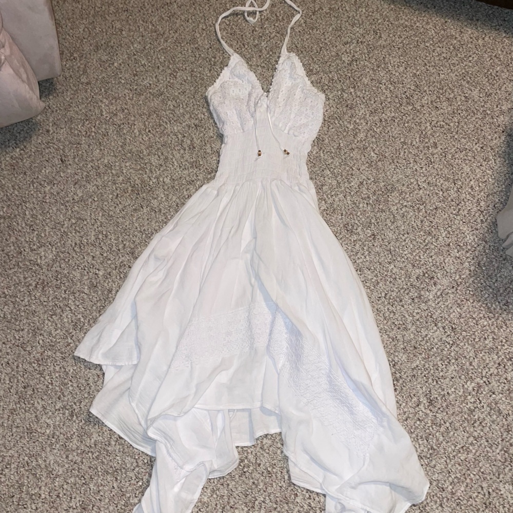 Cotton Collection White Dress